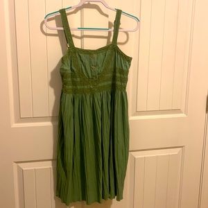Green sundress by Matilda Jane with Joanna Gaines